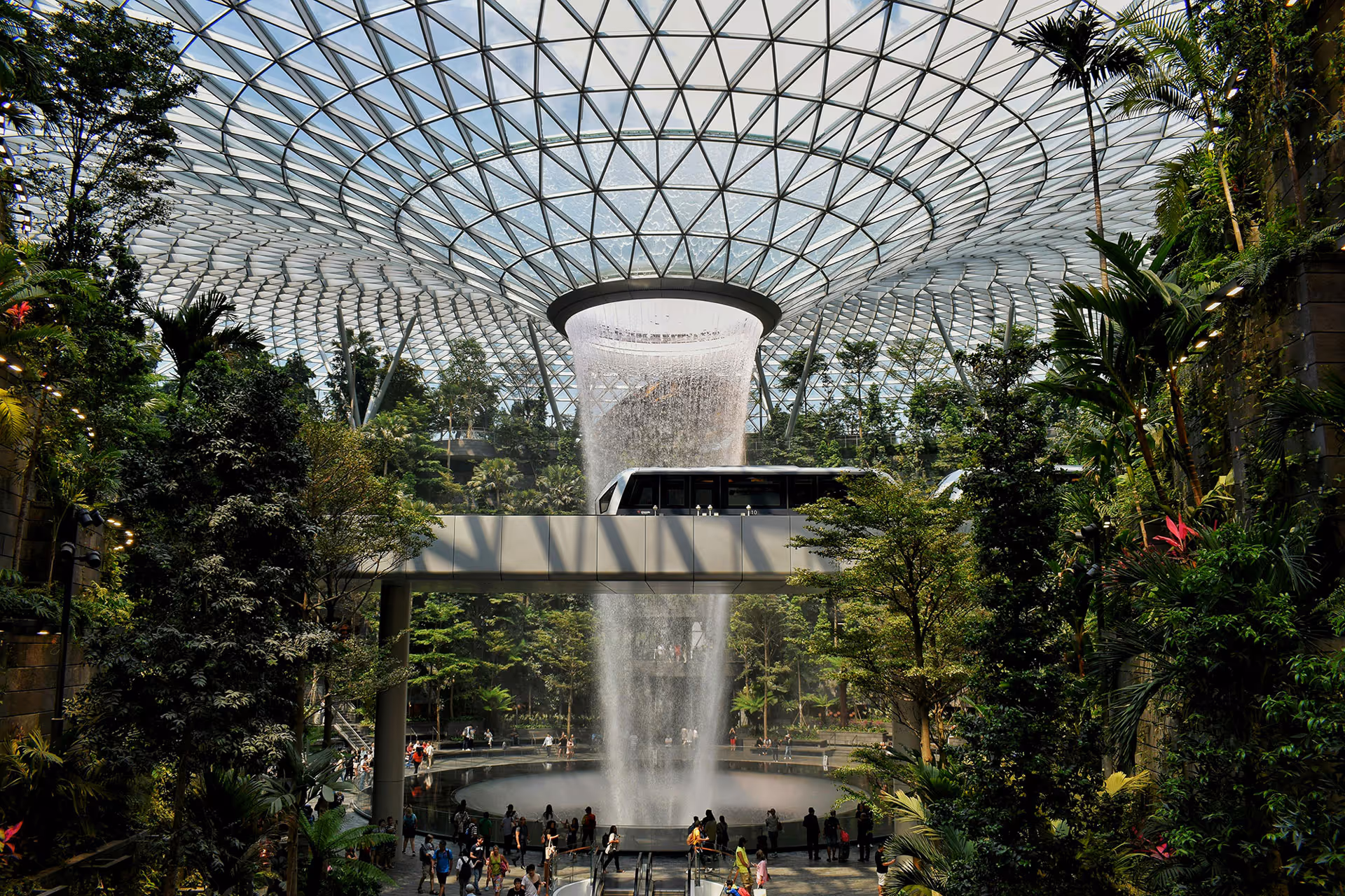 TOKEN2049 at Jewel Changi Airport, Singapore's stunning indoor waterfall and greenhouse